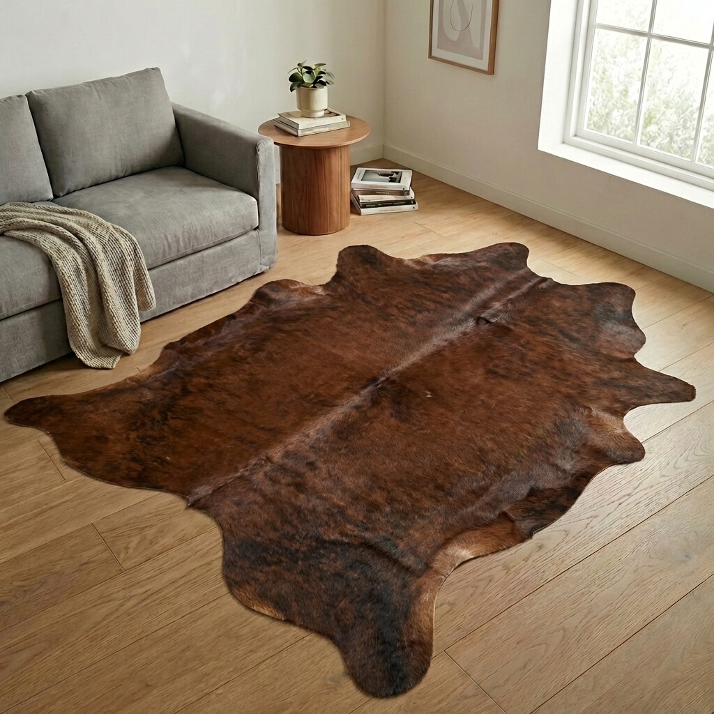 Kuhfell-Teppich 239x230 cm - Bild 1