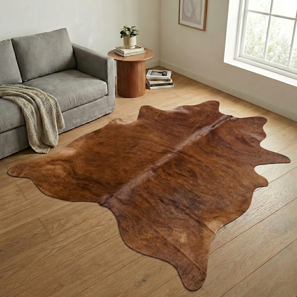 Kuhfell-Teppich 247x233 cm - Bild 1