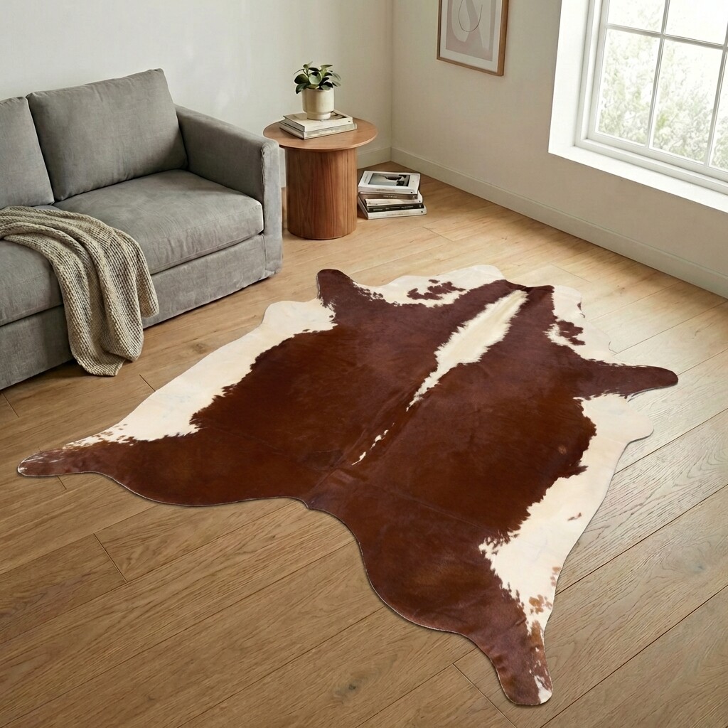 Kuhfell-Teppich 245x235 cm - Bild 1