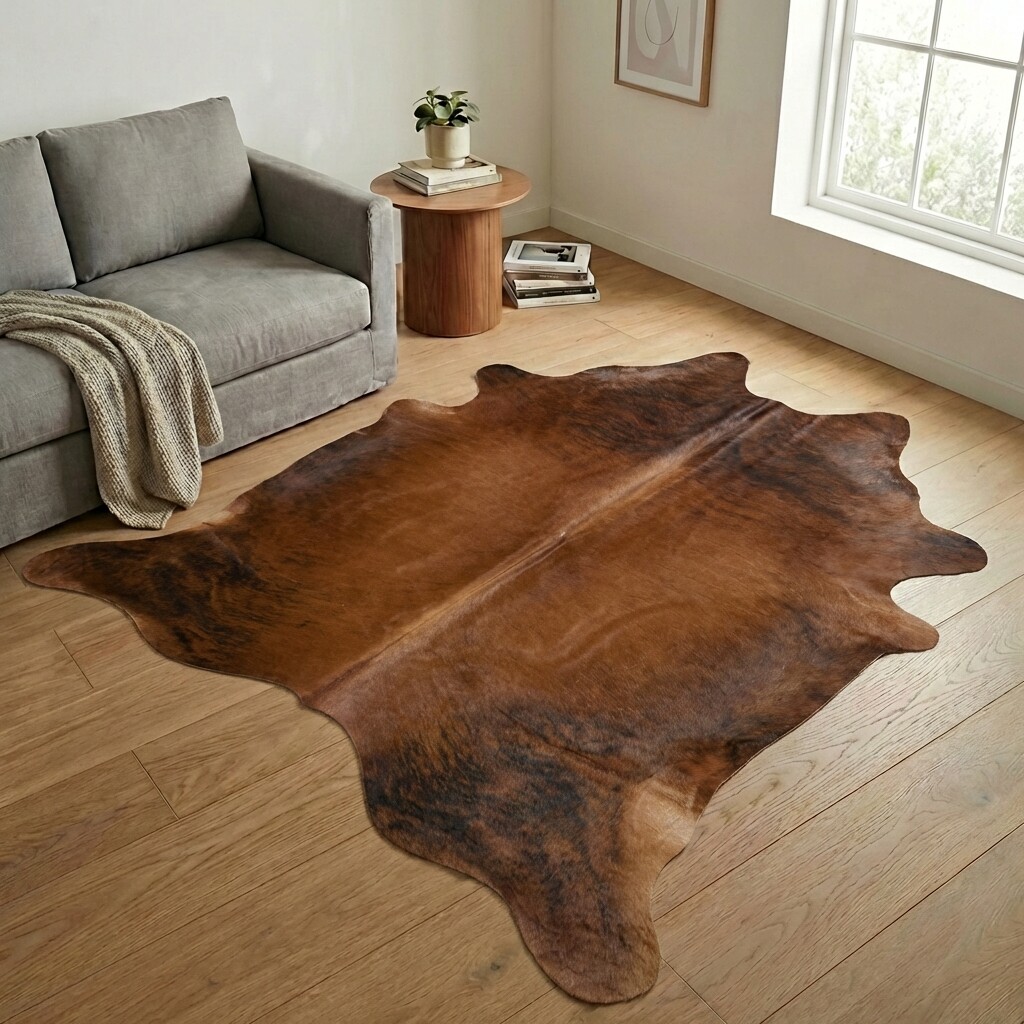 Kuhfell-Teppich 241x229 cm - Bild 1
