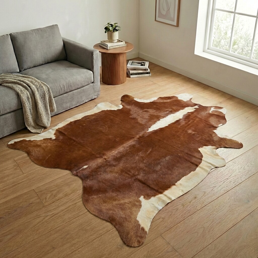 Kuhfell-Teppich 246x214 cm - Bild 1