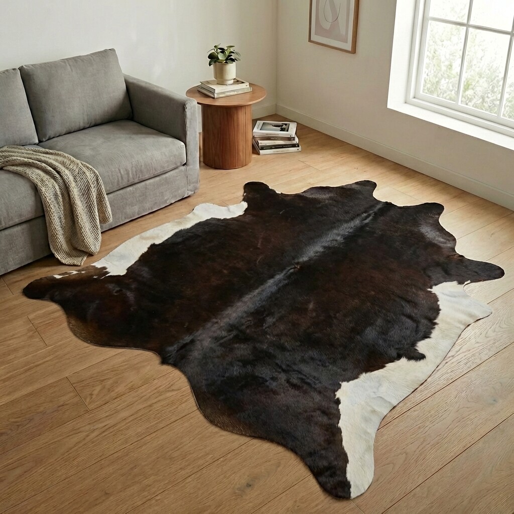 Kuhfell-Teppich 227x222 cm - Bild 1