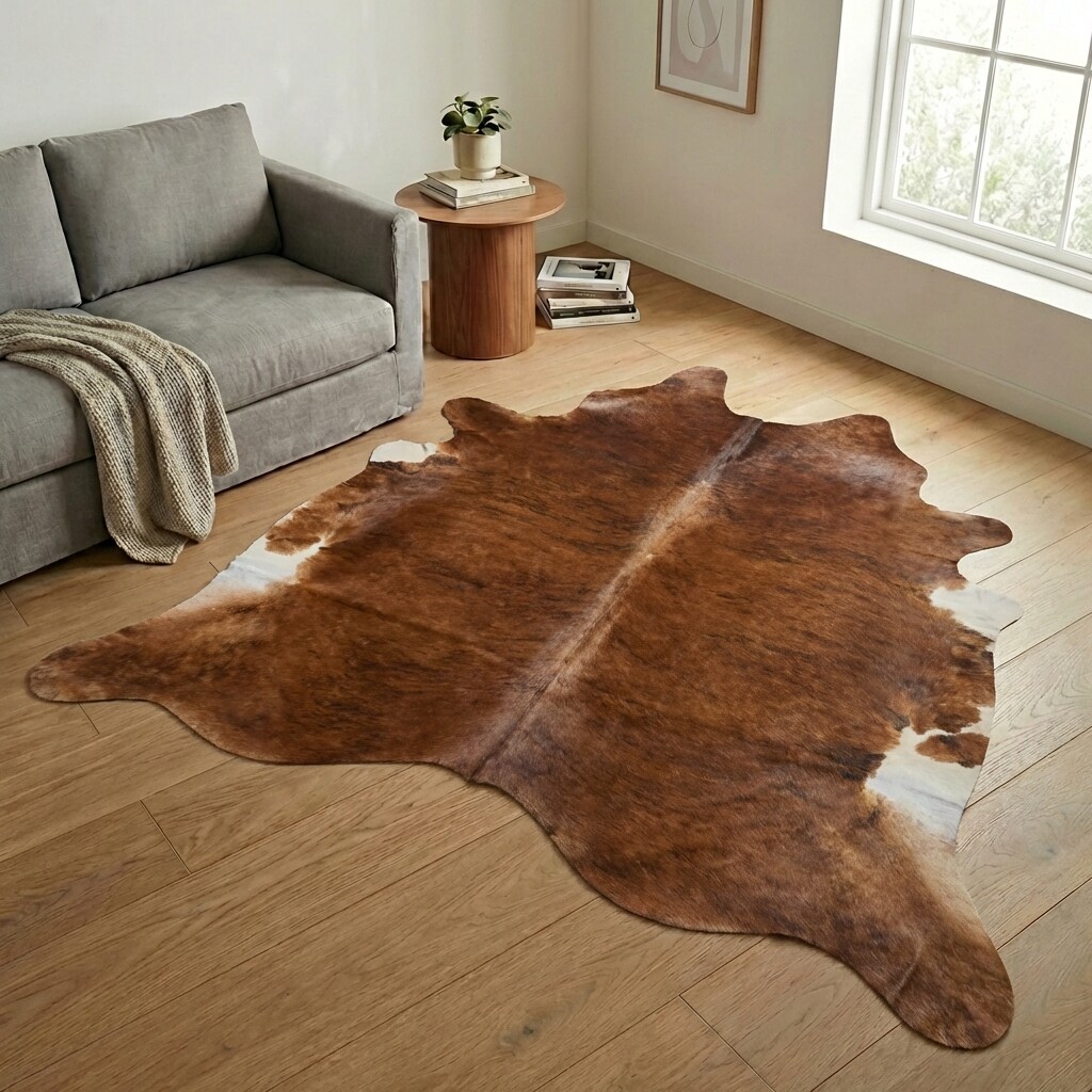 Kuhfell-Teppich 235x227 cm - Bild 1
