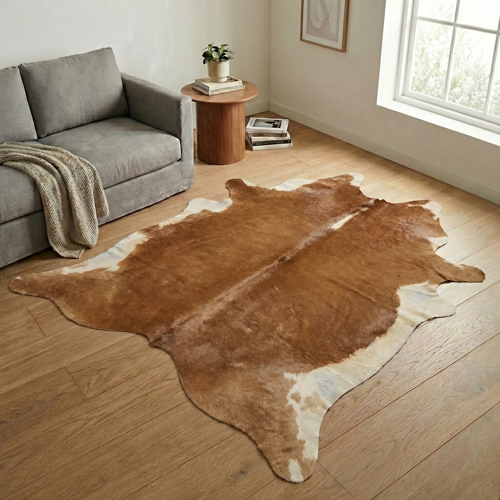 Kuhfell-Teppich 246x235 cm - Bild 1