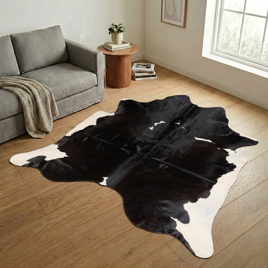 Kuhfell-Teppich 240x209 cm - Bild 1