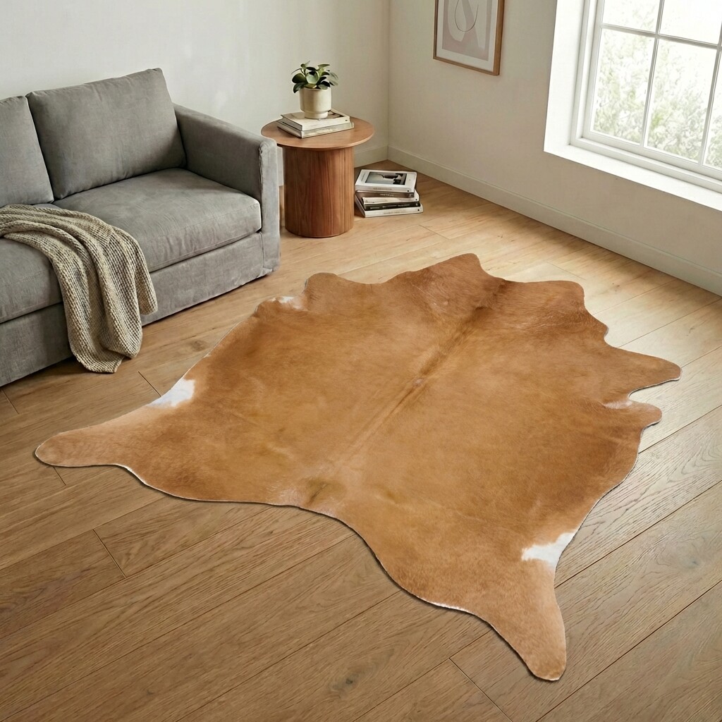 Kuhfell-Teppich 236x230 cm - Bild 1