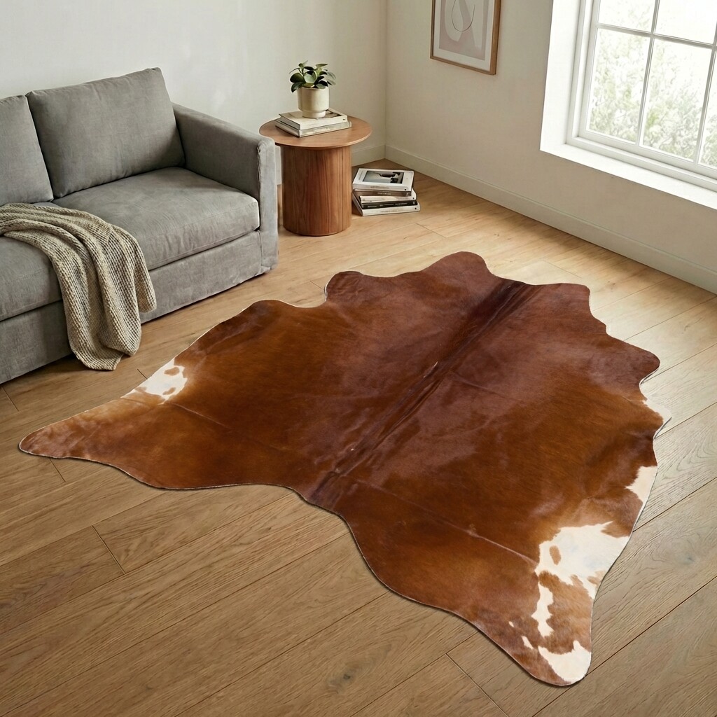 Kuhfell-Teppich 239x234 cm - Bild 1