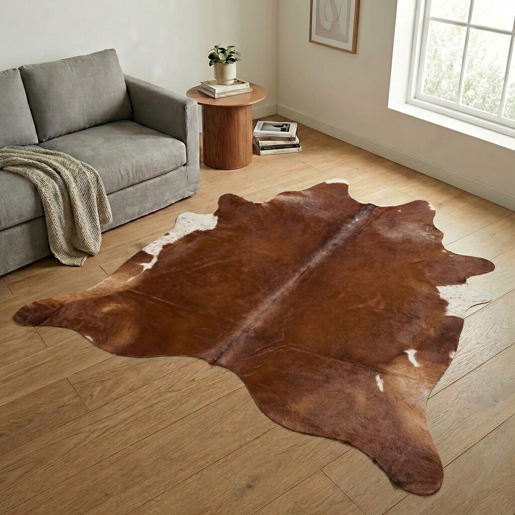 Kuhfell-Teppich 249x231 cm - Bild 1