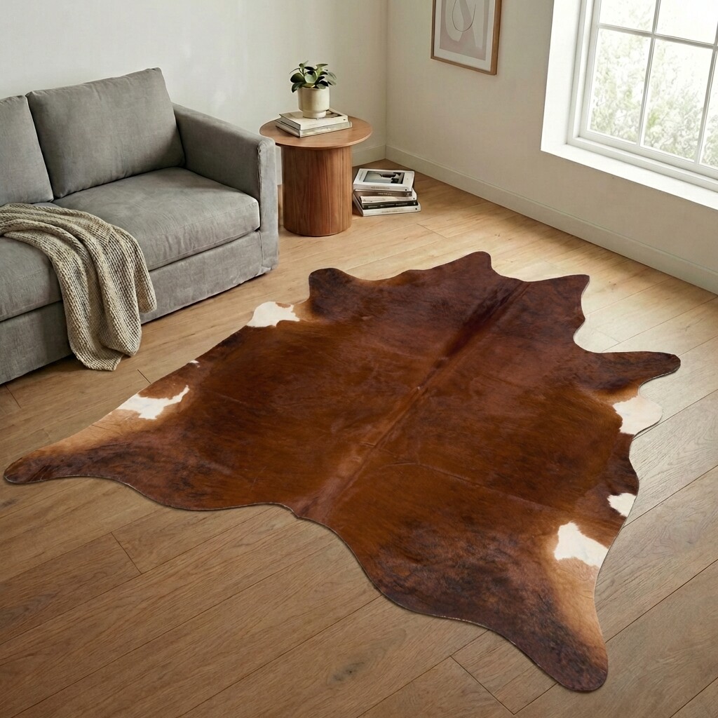 Kuhfell-Teppich 245x218 cm - Bild 1