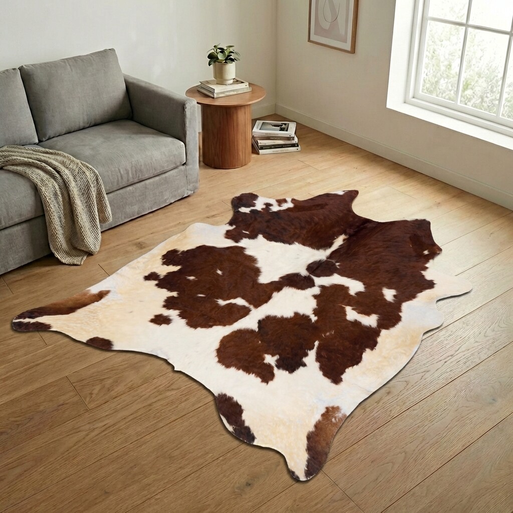 Kuhfell-Teppich 246x217 cm - Bild 1