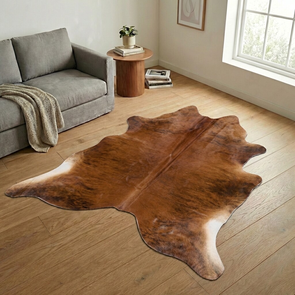 Kuhfell-Teppich 249x241 cm - Bild 1