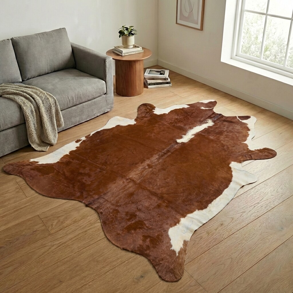 Kuhfell-Teppich 255x224 cm - Bild 1