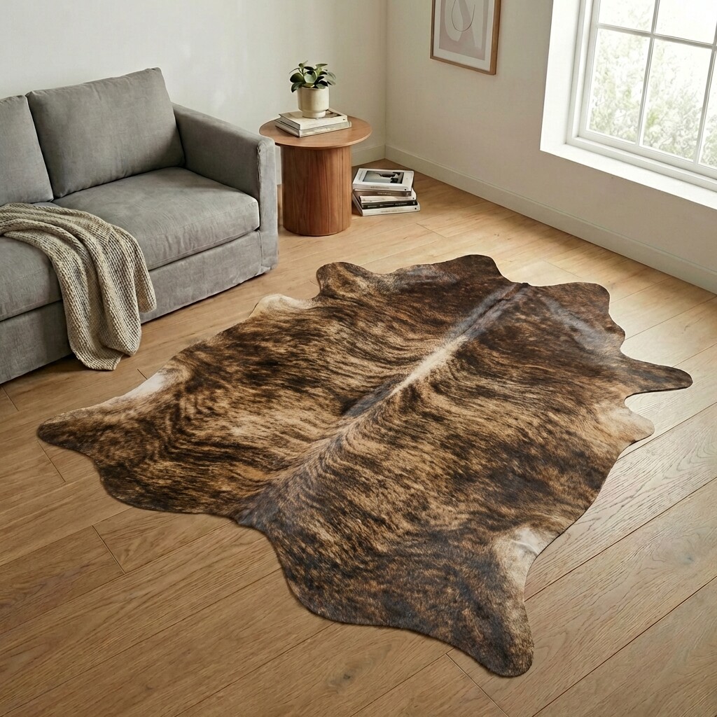 Kuhfell-Teppich 230x208 cm - Bild 1