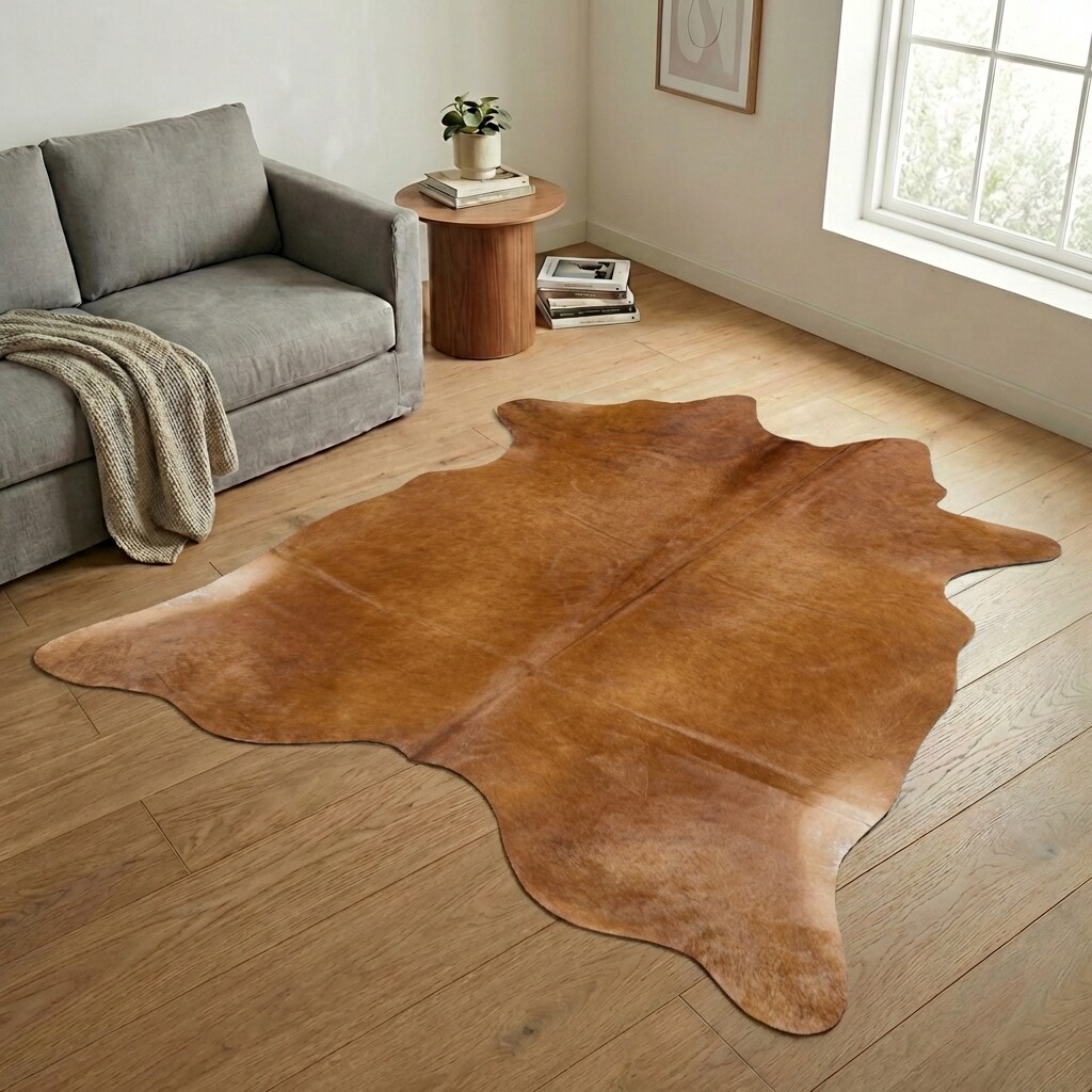 Kuhfell-Teppich 234x229 cm - Bild 1