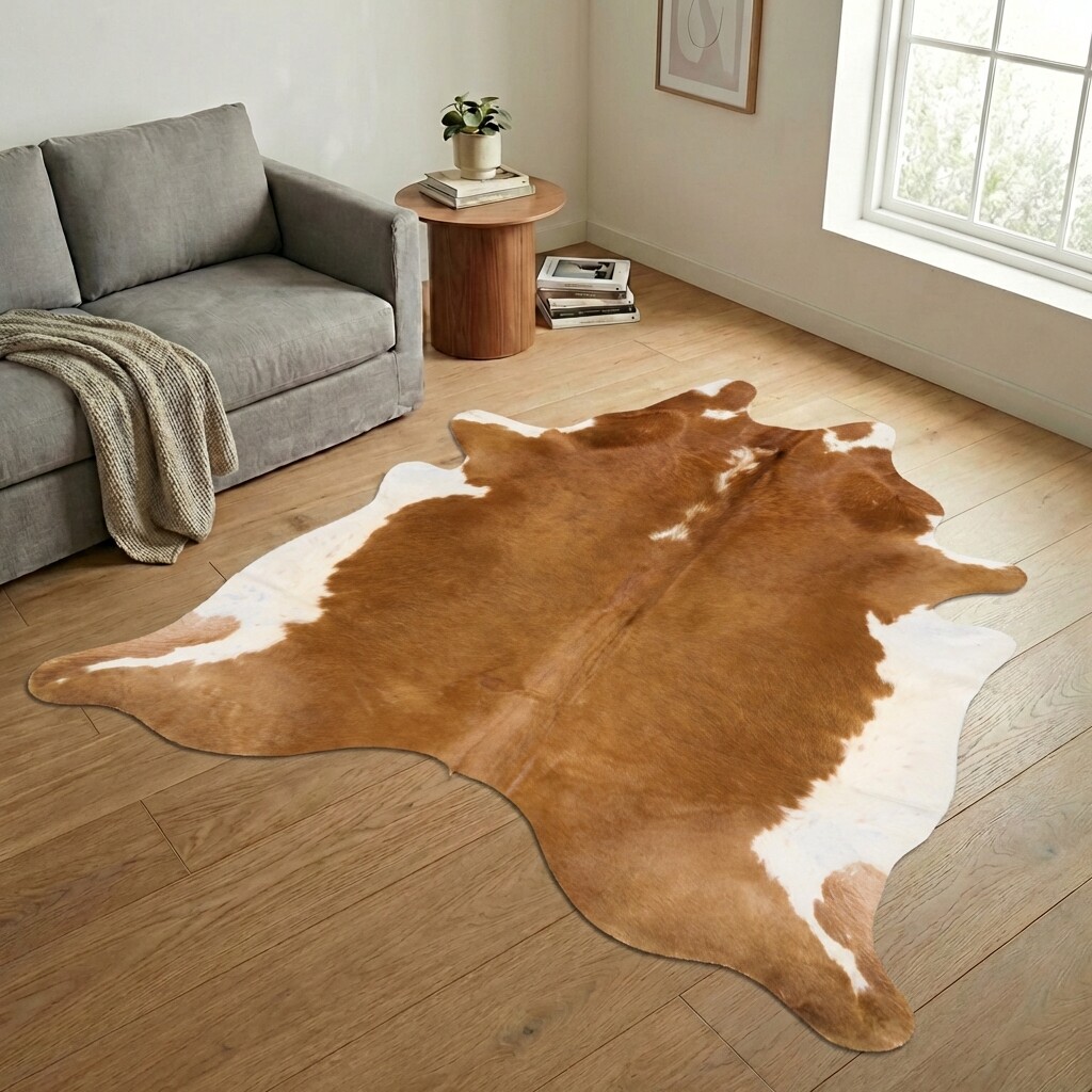 Kuhfell-Teppich 257x224 cm - Bild 1