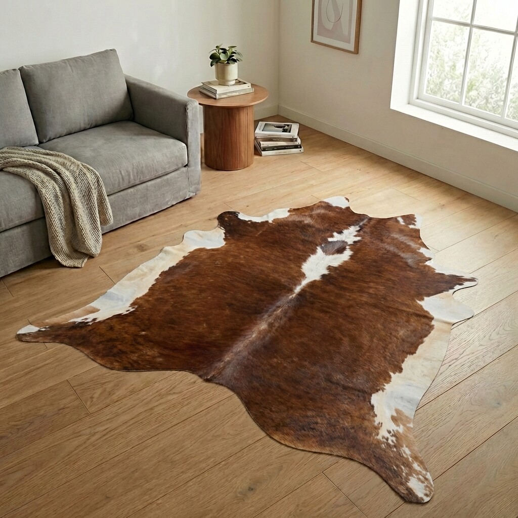 Kuhfell-Teppich 260x228 cm - Bild 1