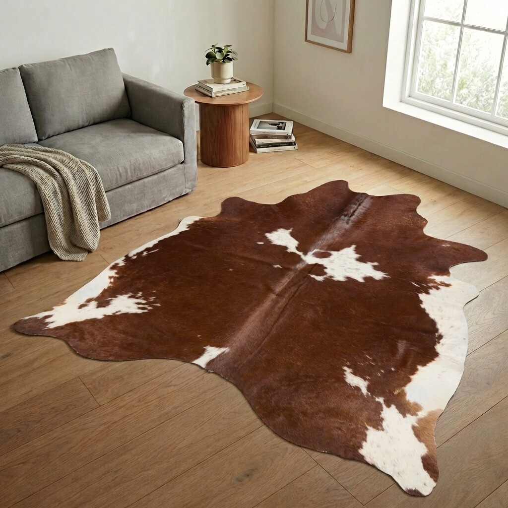 Kuhfell-Teppich 243x207 cm - Bild 1