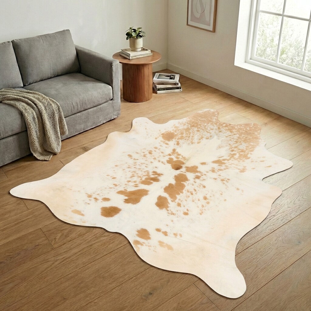 Kuhfell-Teppich 236x225 cm - Bild 1