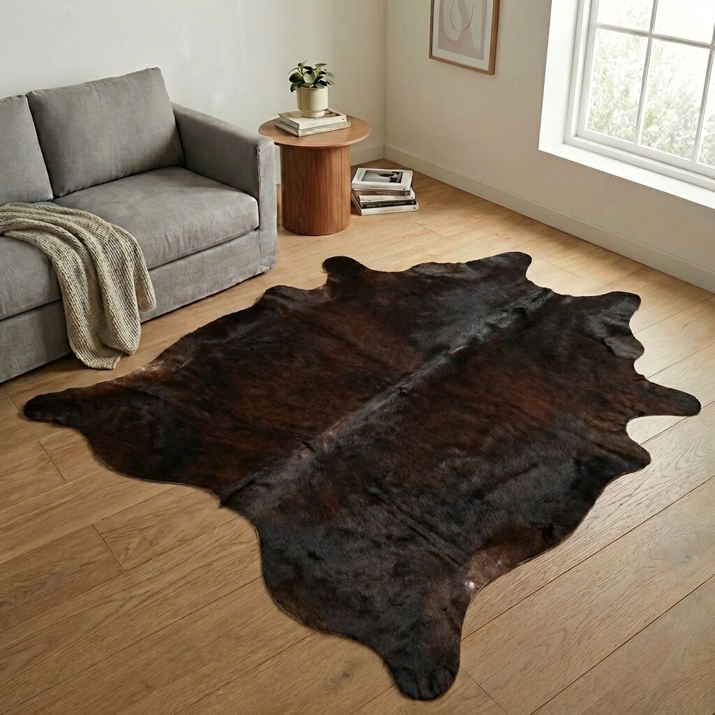 Kuhfell-Teppich 245x217 cm - Bild 1