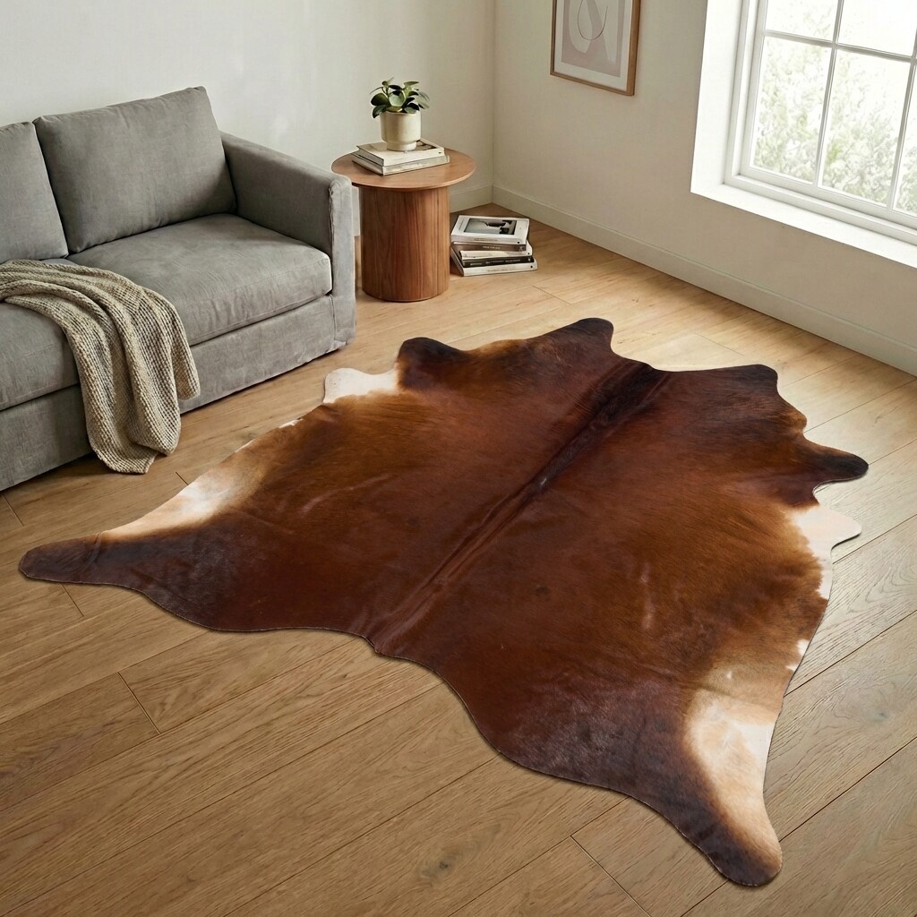 Kuhfell-Teppich 232x231 cm - Bild 1