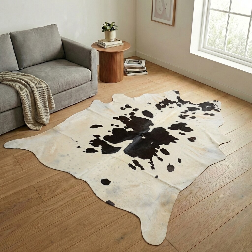 Kuhfell-Teppich 247x229 cm - Bild 1