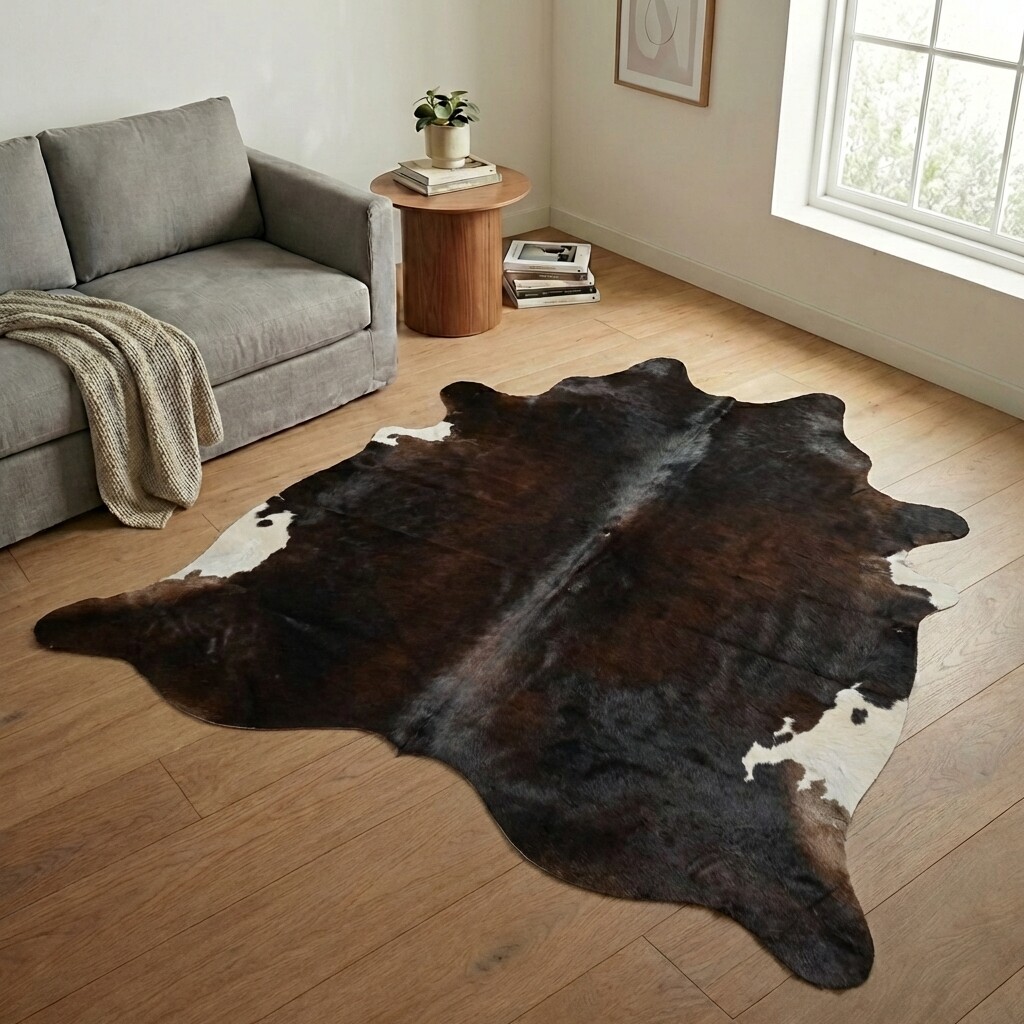 Kuhfell-Teppich 232x223 cm - Bild 1