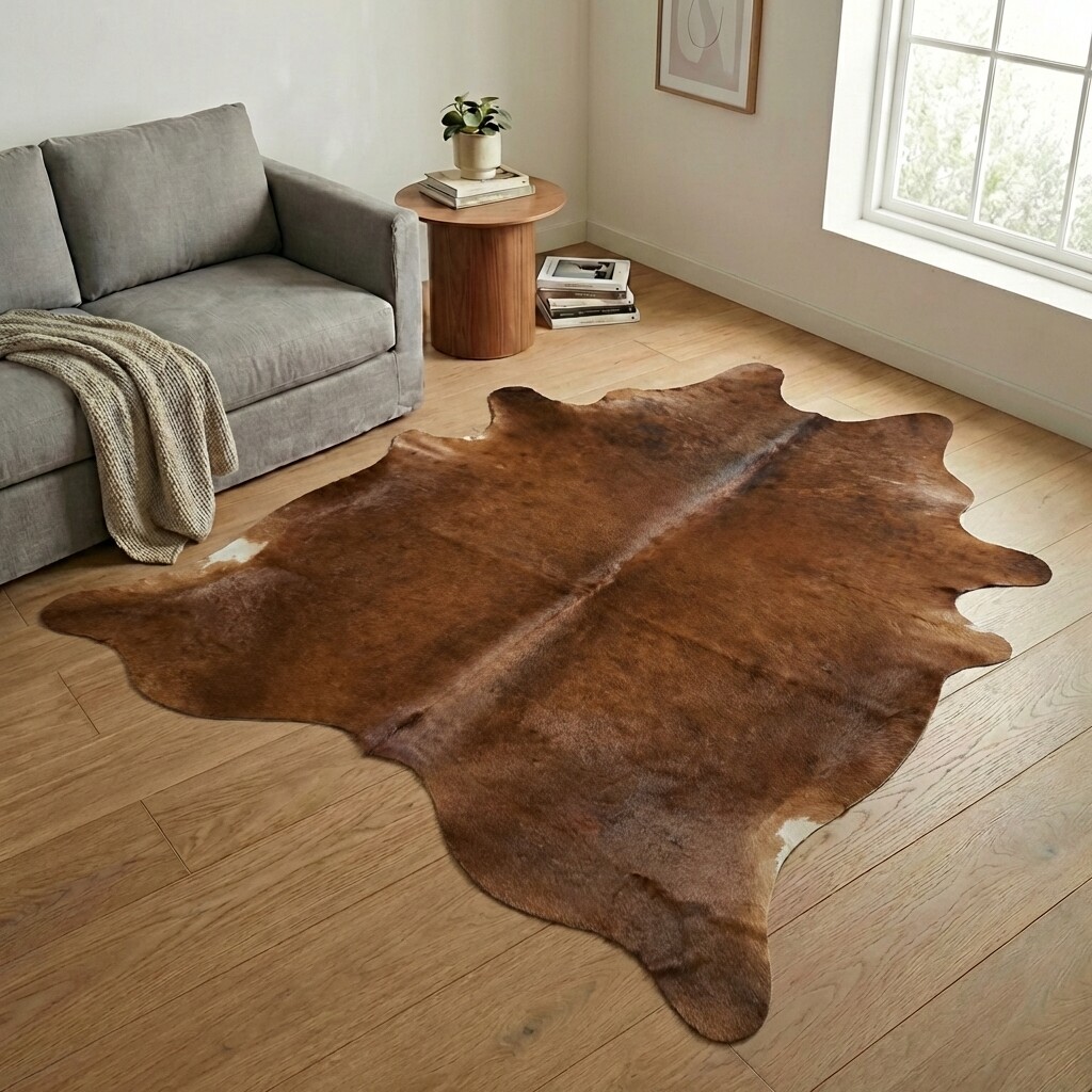 Kuhfell-Teppich 246x203 cm - Bild 1