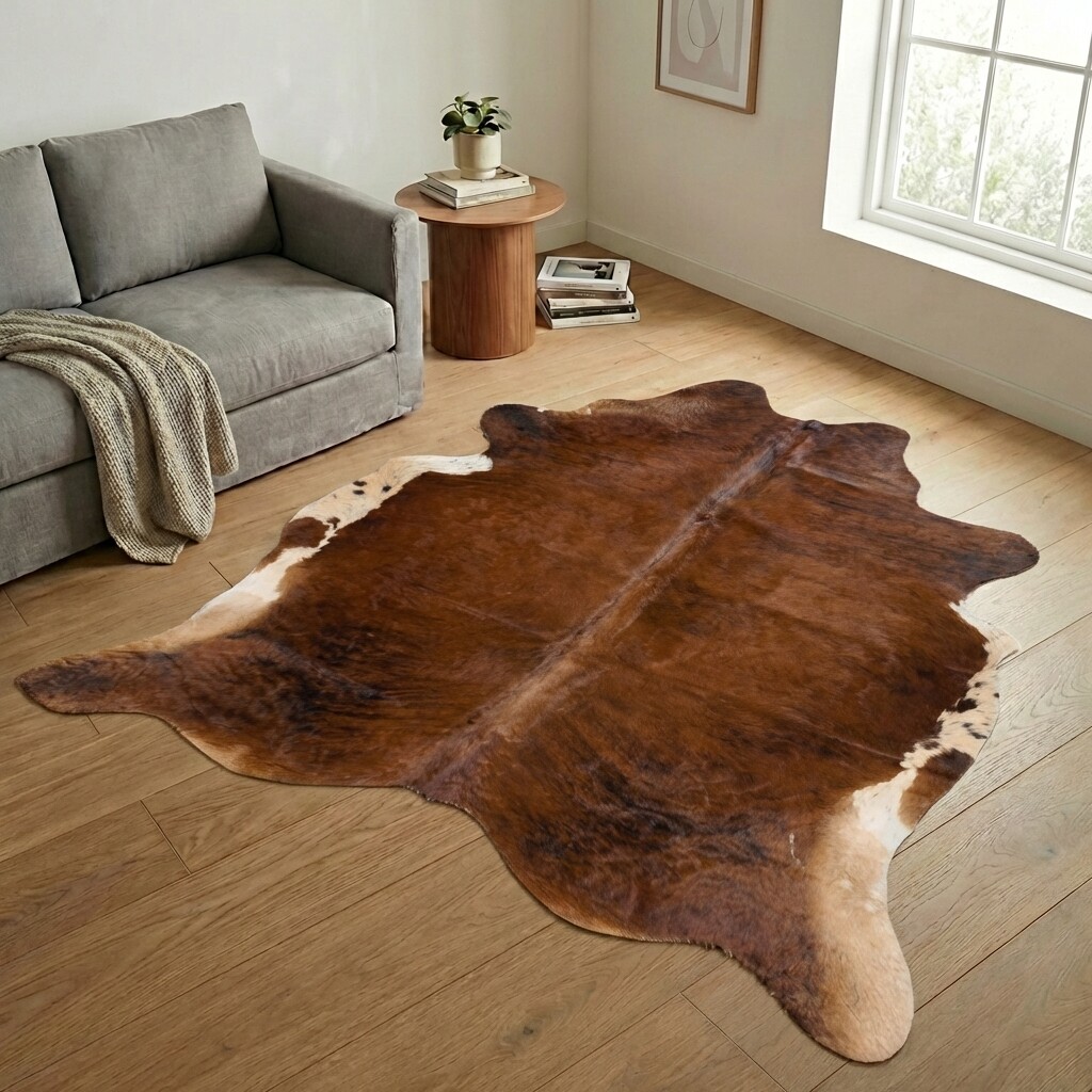 Kuhfell-Teppich 233x222 cm - Bild 1