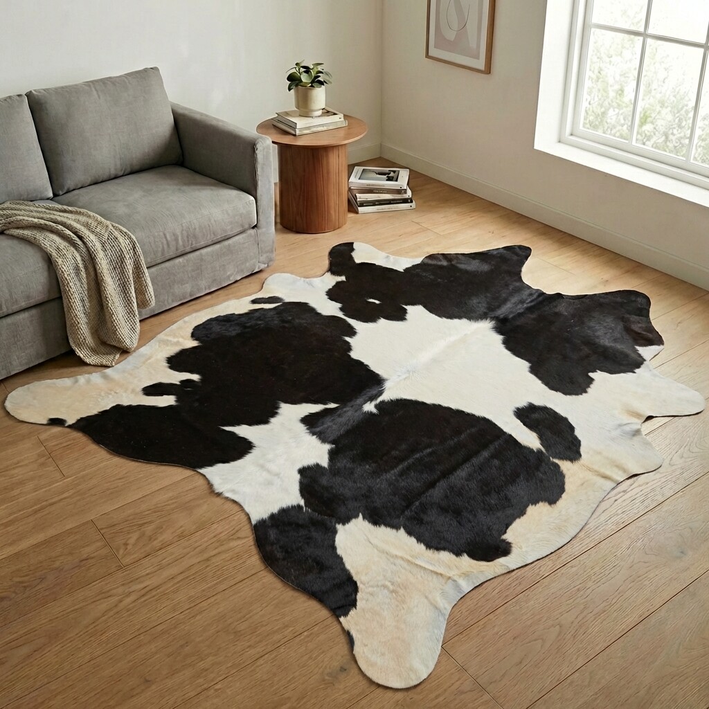 Kuhfell-Teppich 238x204 cm - Bild 1