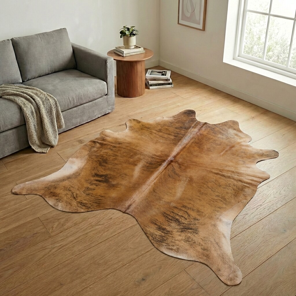 Kuhfell-Teppich 246x225 cm - Bild 1