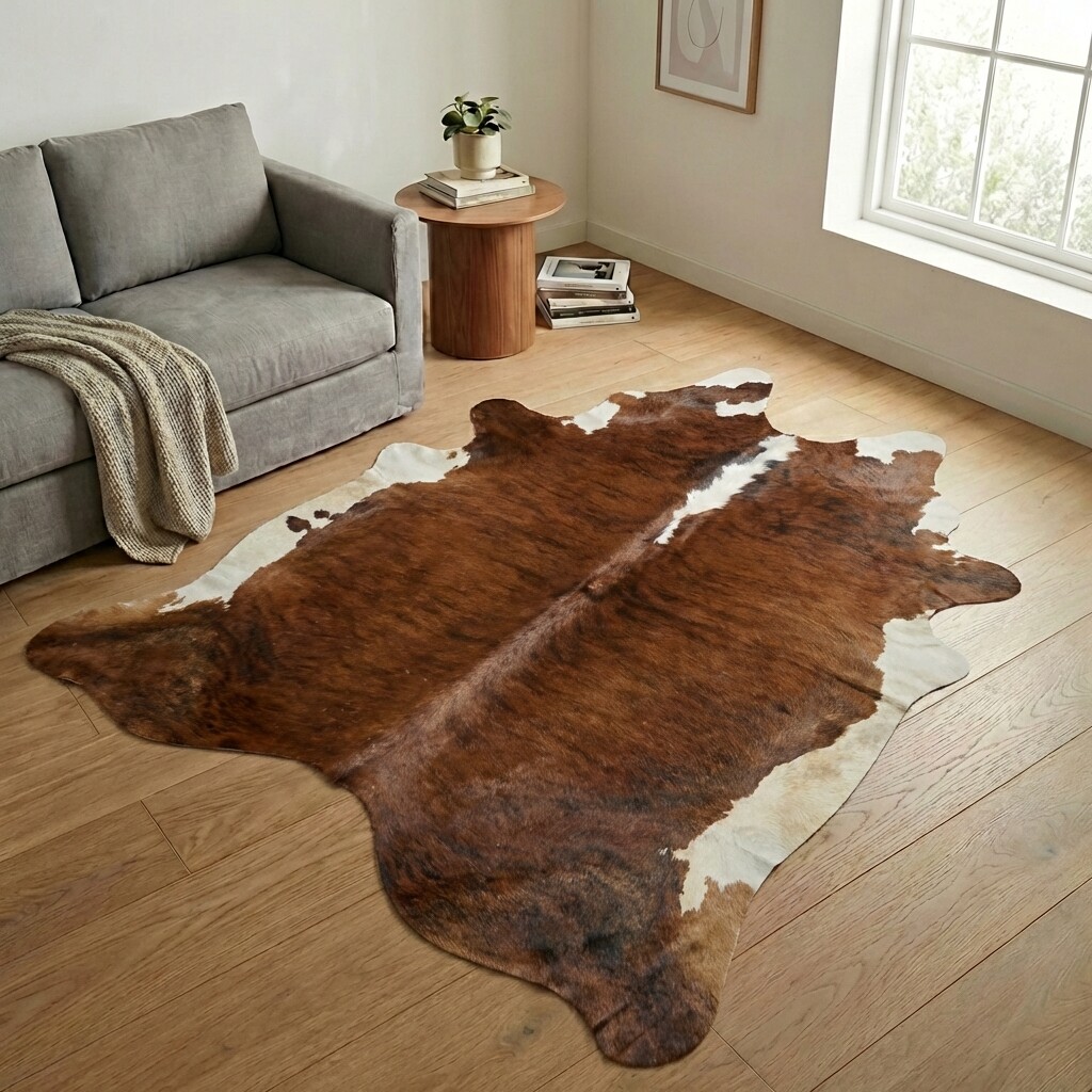 Kuhfell-Teppich 243x222 cm - Bild 1