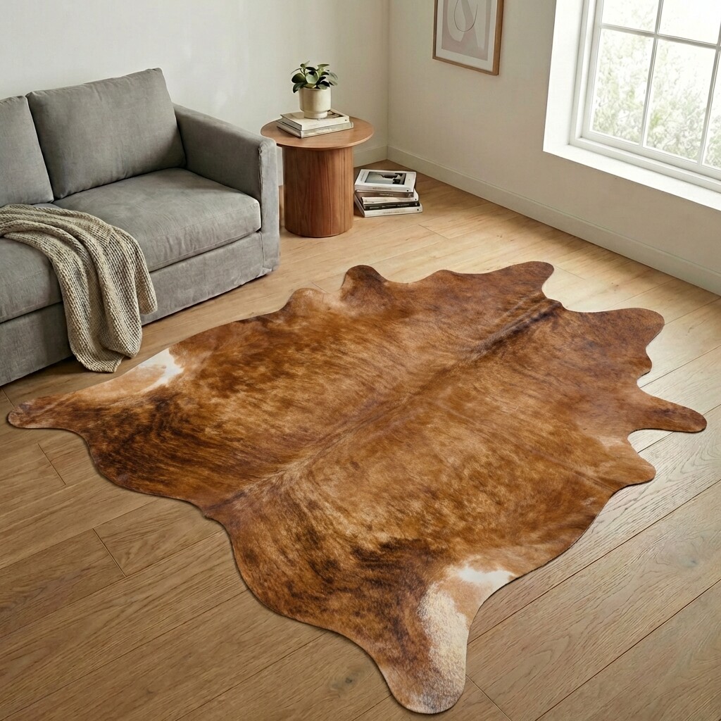 Kuhfell-Teppich 242x228 cm - Bild 1