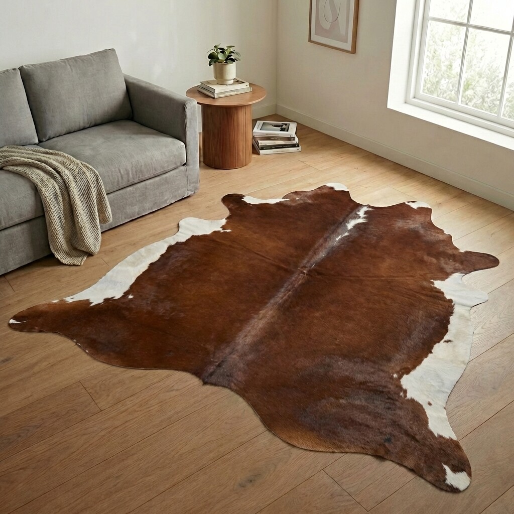 Kuhfell-Teppich 240x222 cm - Bild 1
