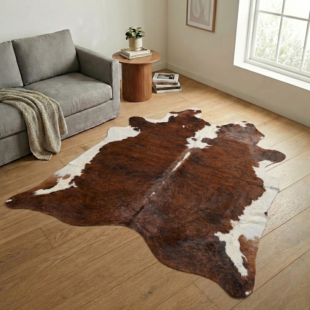 Kuhfell-Teppich 240x216 cm - Bild 1