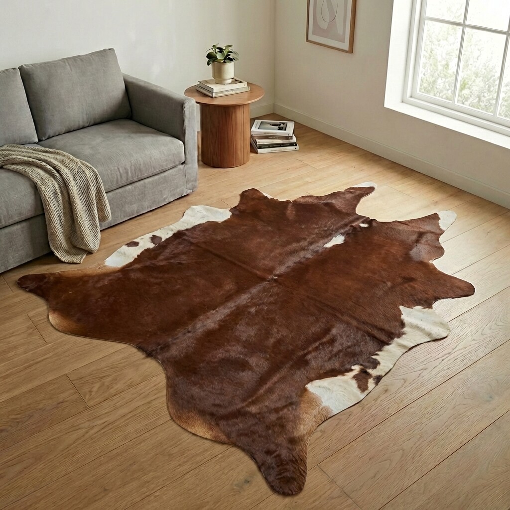 Kuhfell-Teppich 238x235 cm - Bild 1