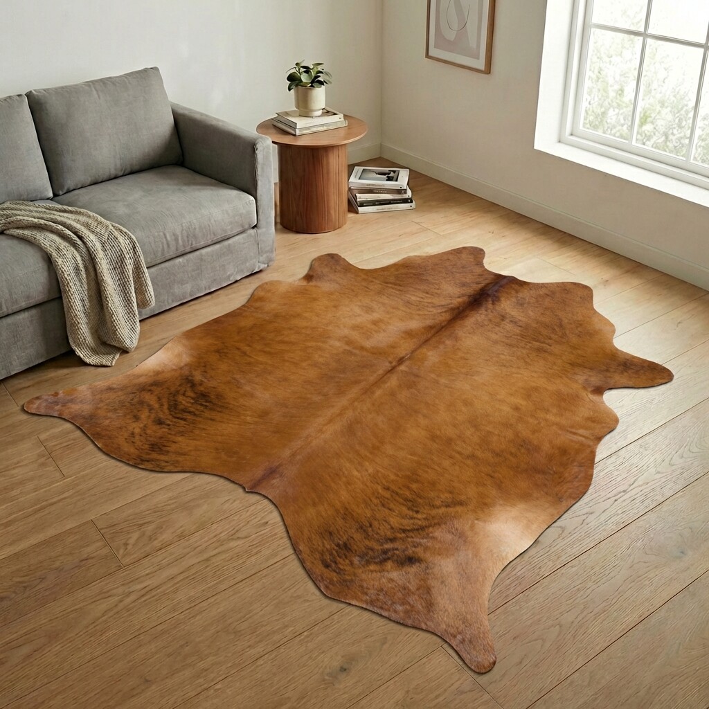 Kuhfell-Teppich 224x222 cm - Bild 1