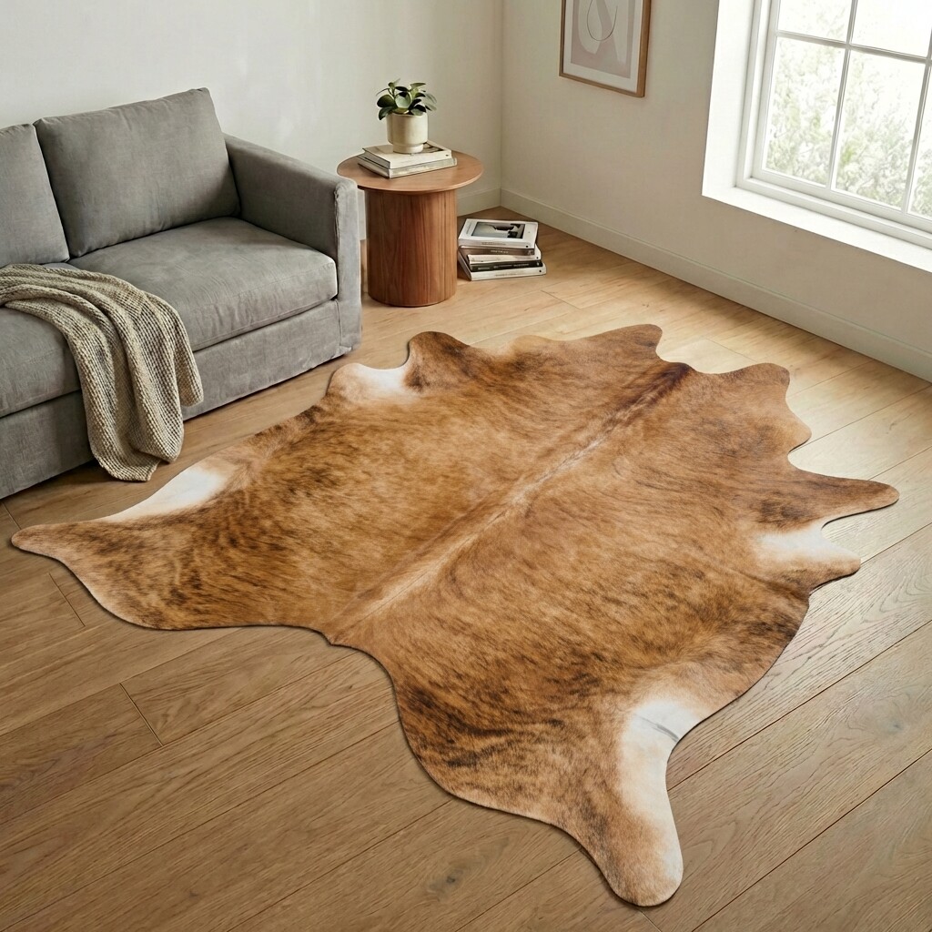 Kuhfell-Teppich 235x234 cm - Bild 1