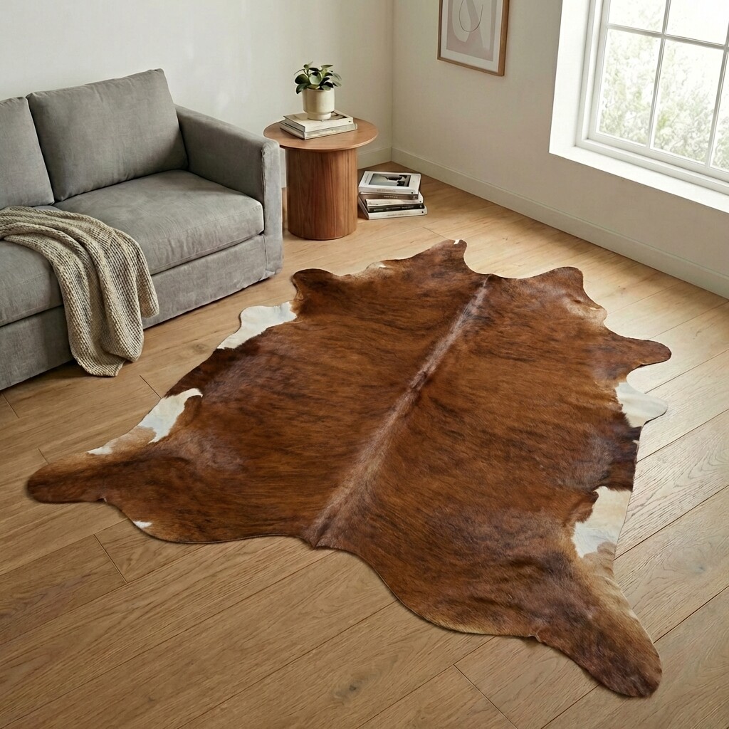 Kuhfell-Teppich 236x219 cm - Bild 1