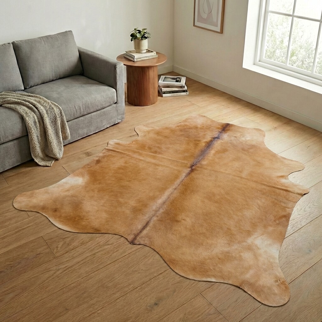Kuhfell-Teppich 234x221 cm - Bild 1