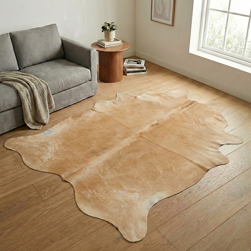 Kuhfell-Teppich 241x220 cm - Bild 1