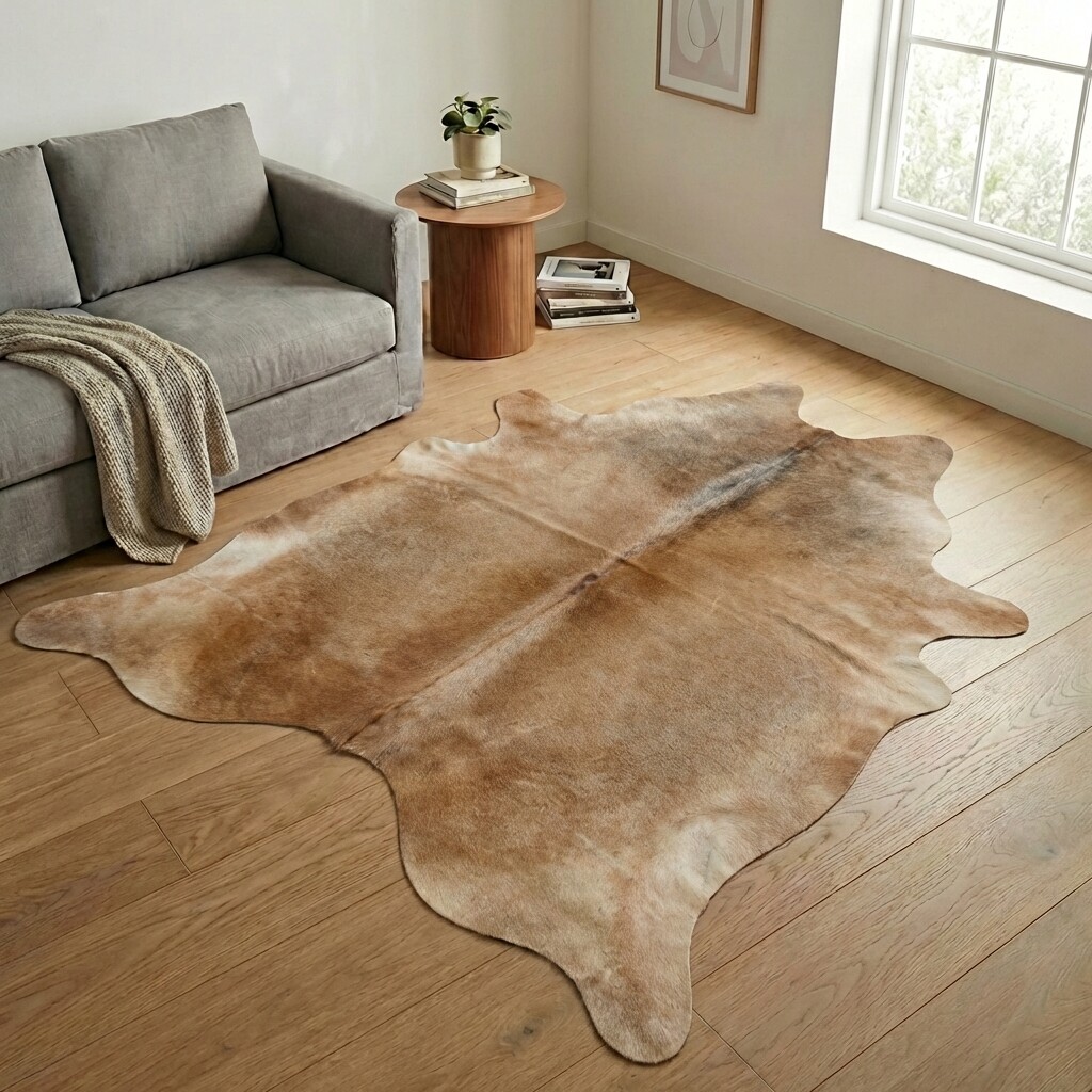 Kuhfell-Teppich 246x231 cm - Bild 1