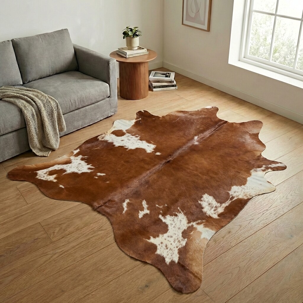 Kuhfell-Teppich 238x221 cm - Bild 1