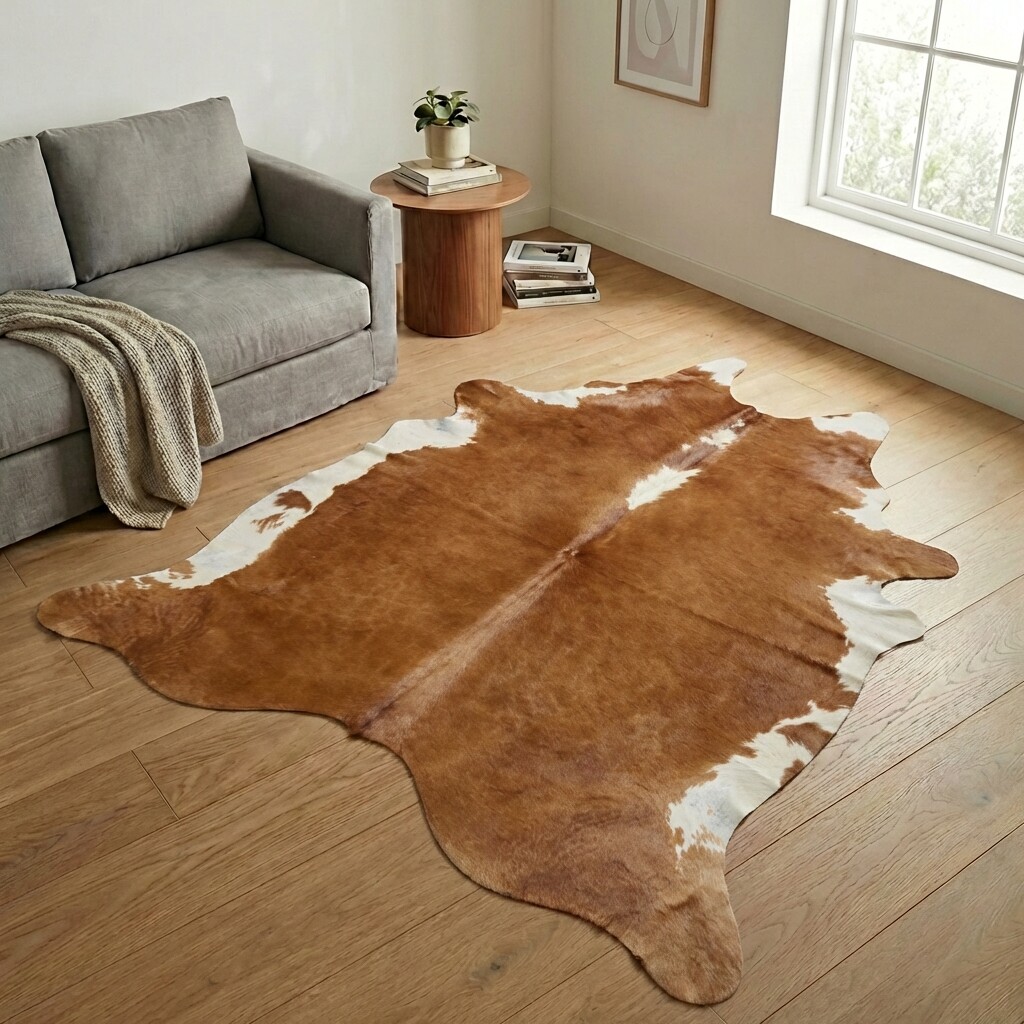 Kuhfell-Teppich 256x222 cm - Bild 1