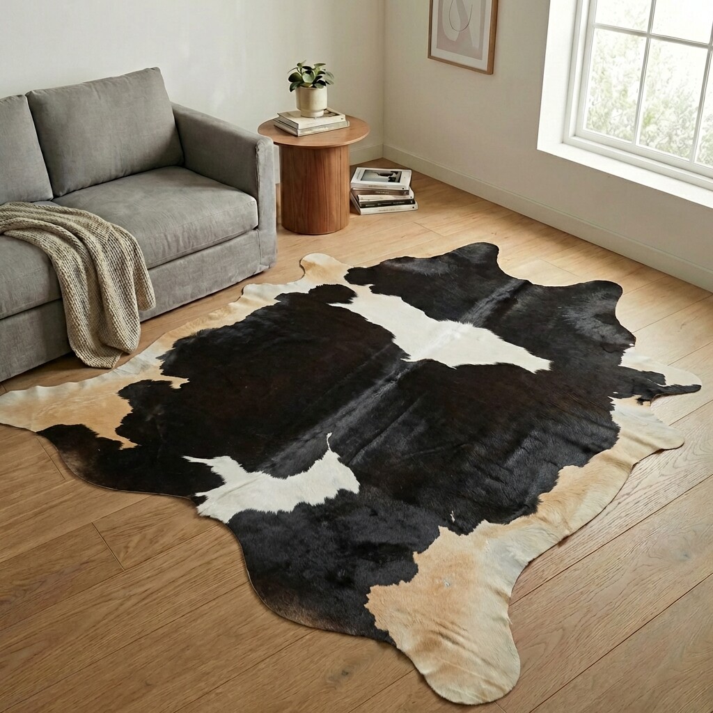 Kuhfell-Teppich 251x222 cm - Bild 1