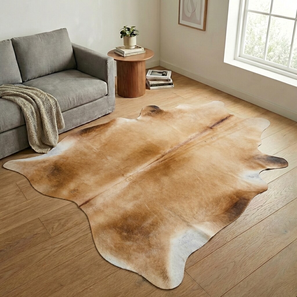 Kuhfell-Teppich 243x210 cm - Bild 1