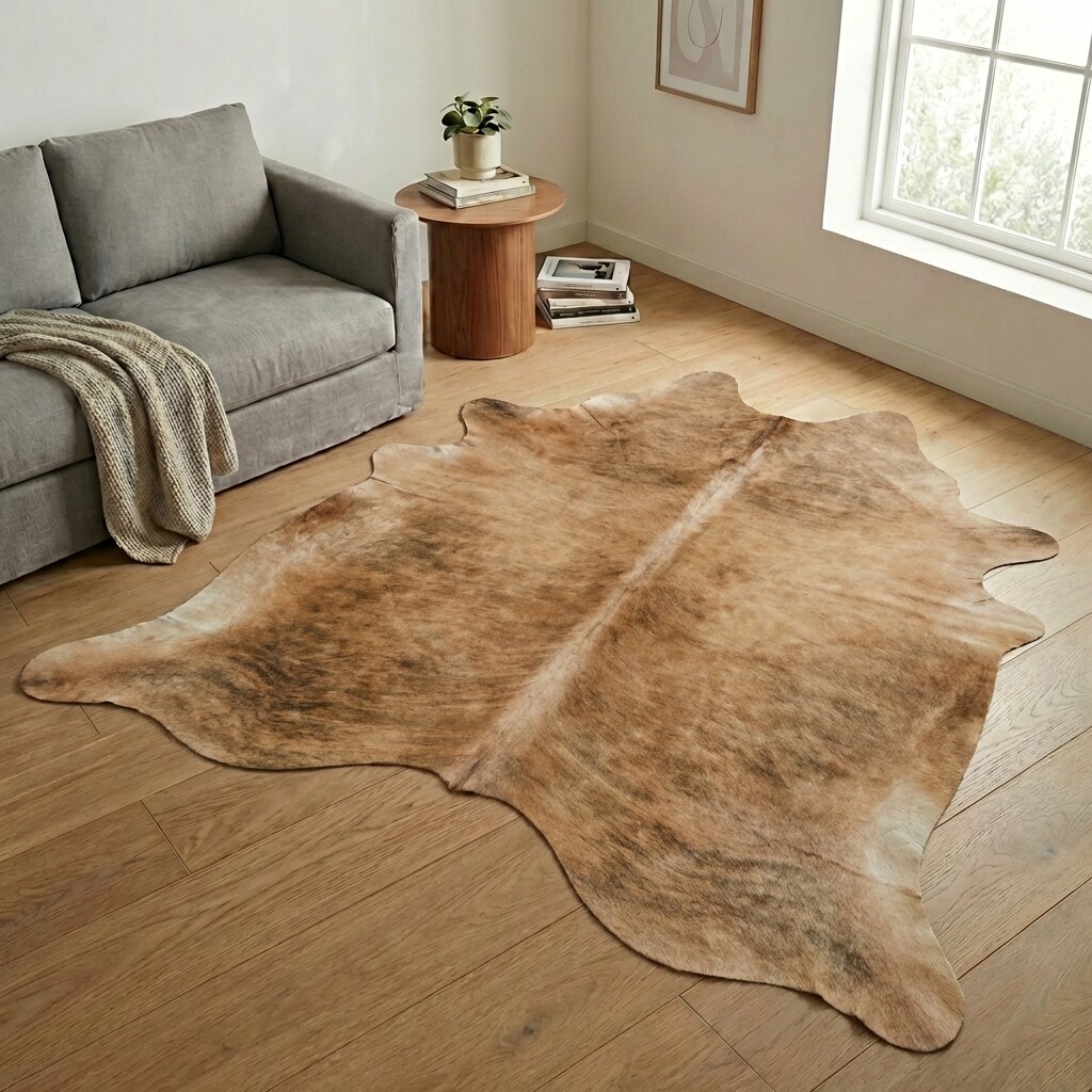 Kuhfell-Teppich 250x222 cm - Bild 1