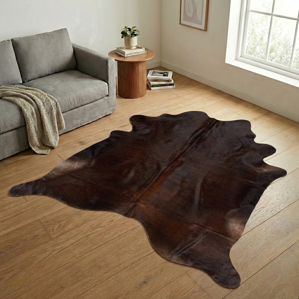 Kuhfell-Teppich 237x224 cm - Bild 1