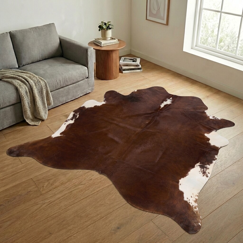 Kuhfell-Teppich 228x223 cm - Bild 1