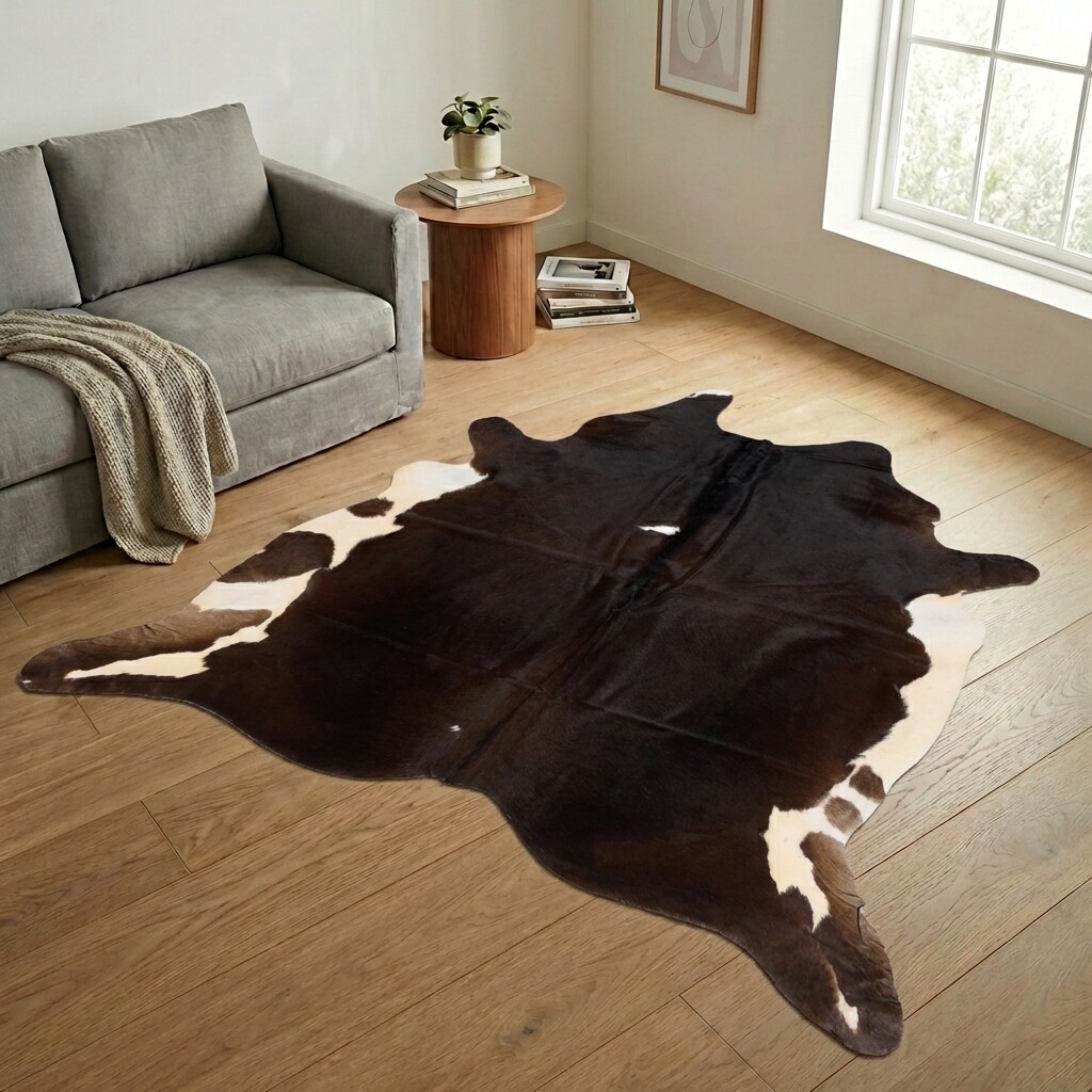 Kuhfell-Teppich 246x229 cm - Bild 1