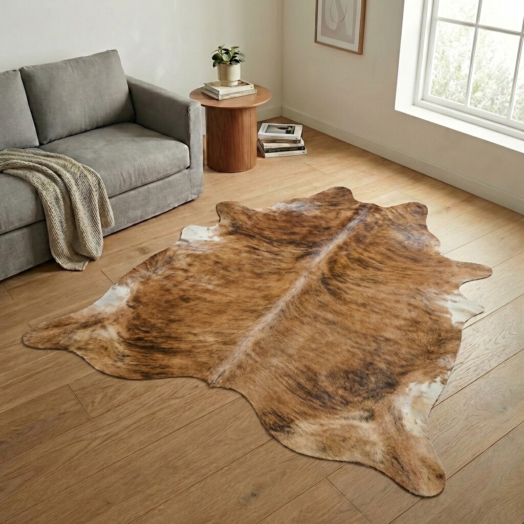Kuhfell-Teppich 241x224 cm